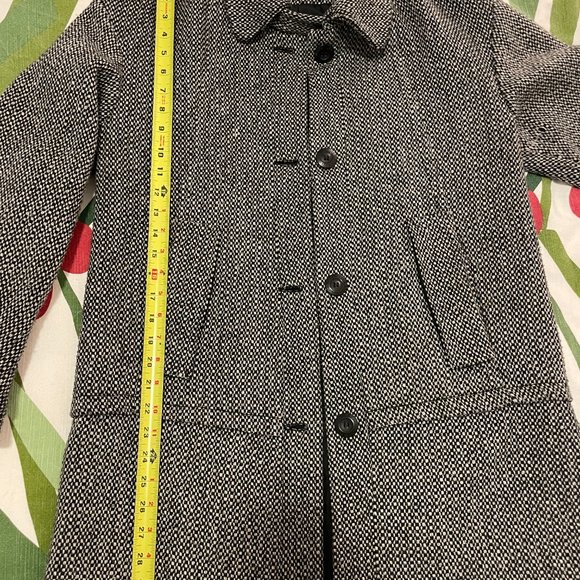 Adolfo Dominguez Women Wool Coat Size 8 Medium - Picture 10 of 12